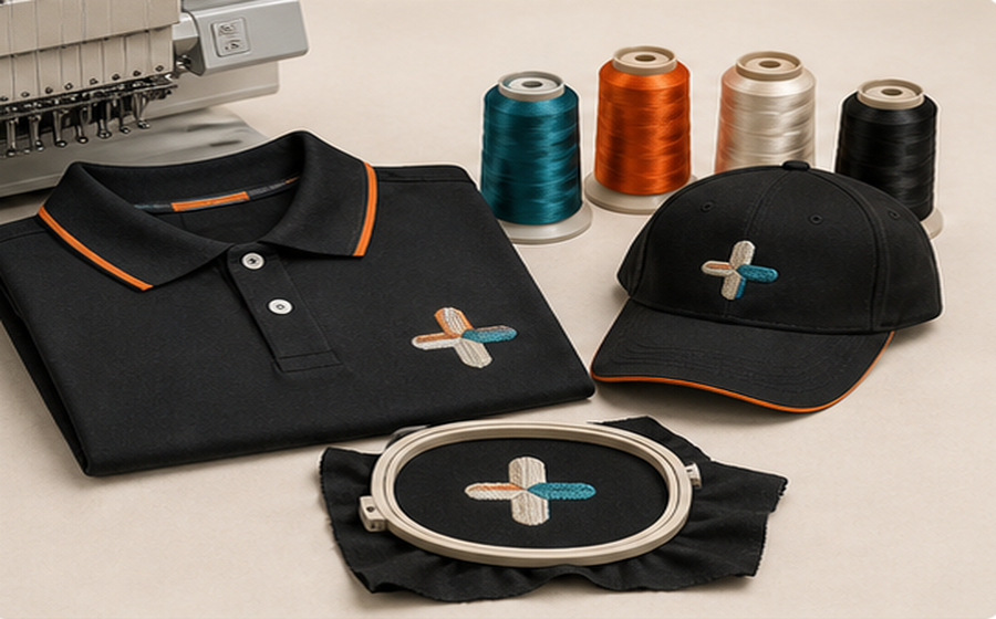 Embroidery for Printing Methods
