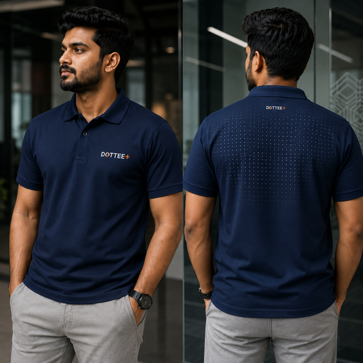 Navy Polo Tee for Stockroom